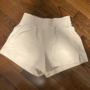 Cream lightweight running shorts - Old Navy XS